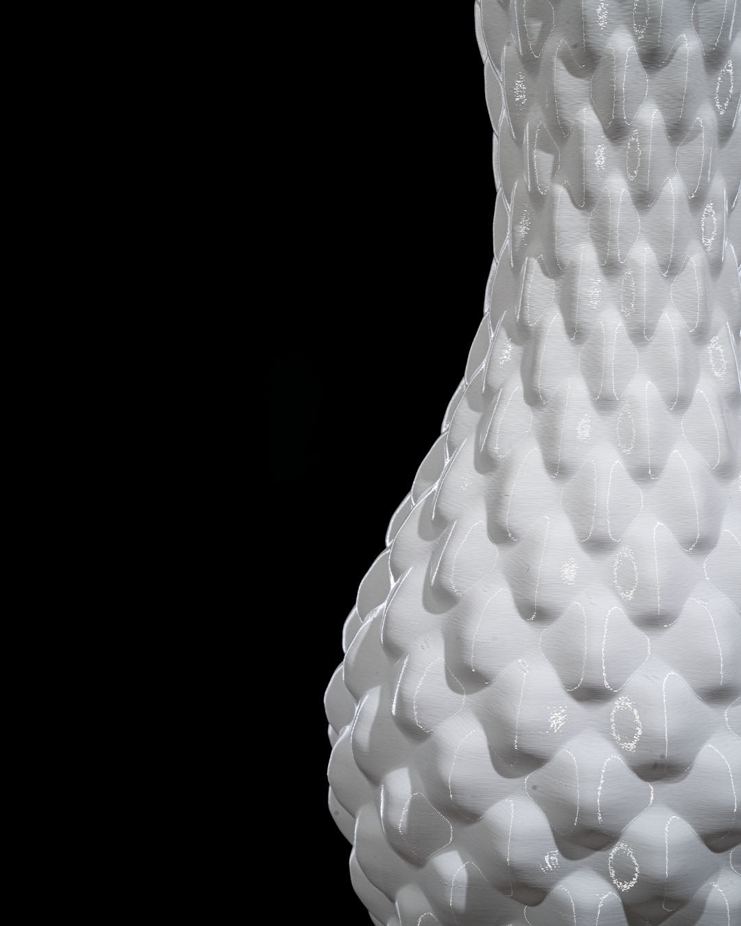 3D Printed Diamond Vase – Modern Geometric Flower & Plant Holder