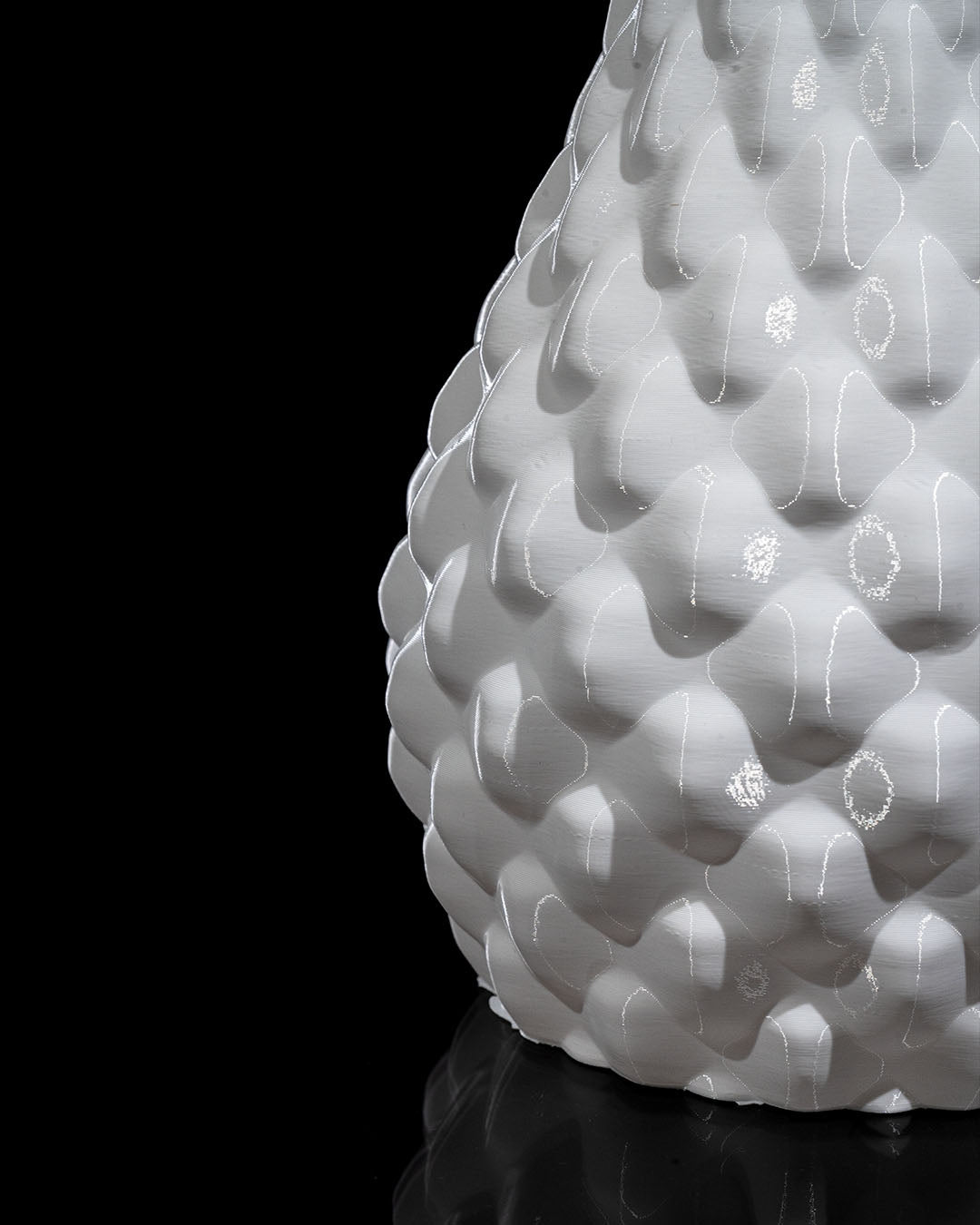 3D Printed Diamond Vase – Modern Geometric Flower & Plant Holder