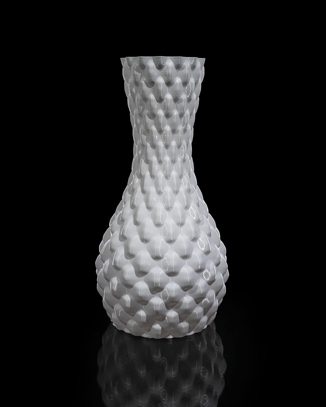 3D Printed Diamond Vase – Modern Geometric Flower & Plant Holder