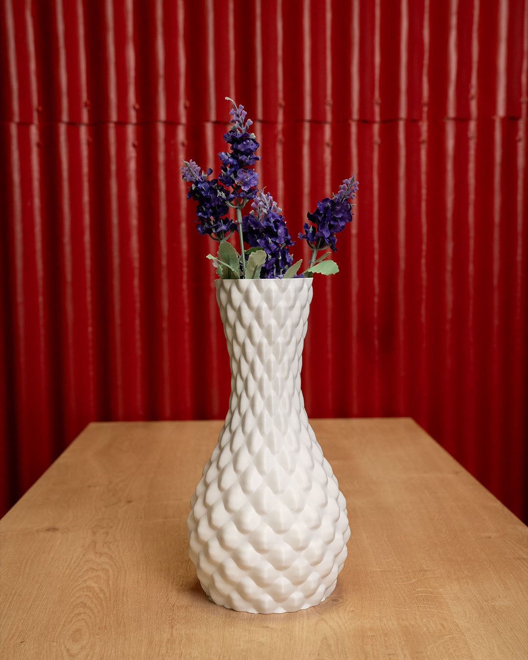 3D Printed Diamond Vase – Modern Geometric Flower & Plant Holder