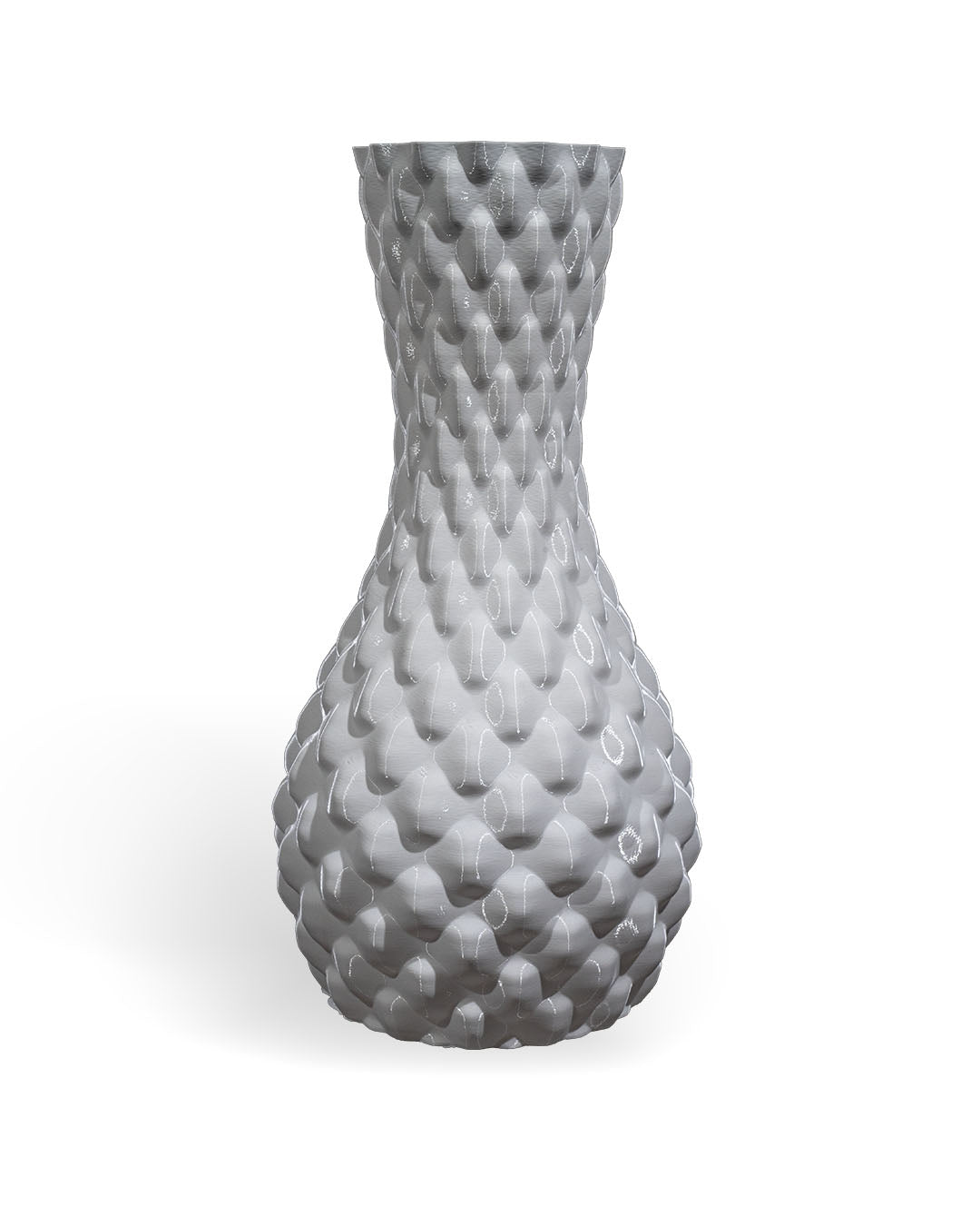 3D Printed Diamond Vase – Modern Geometric Flower & Plant Holder