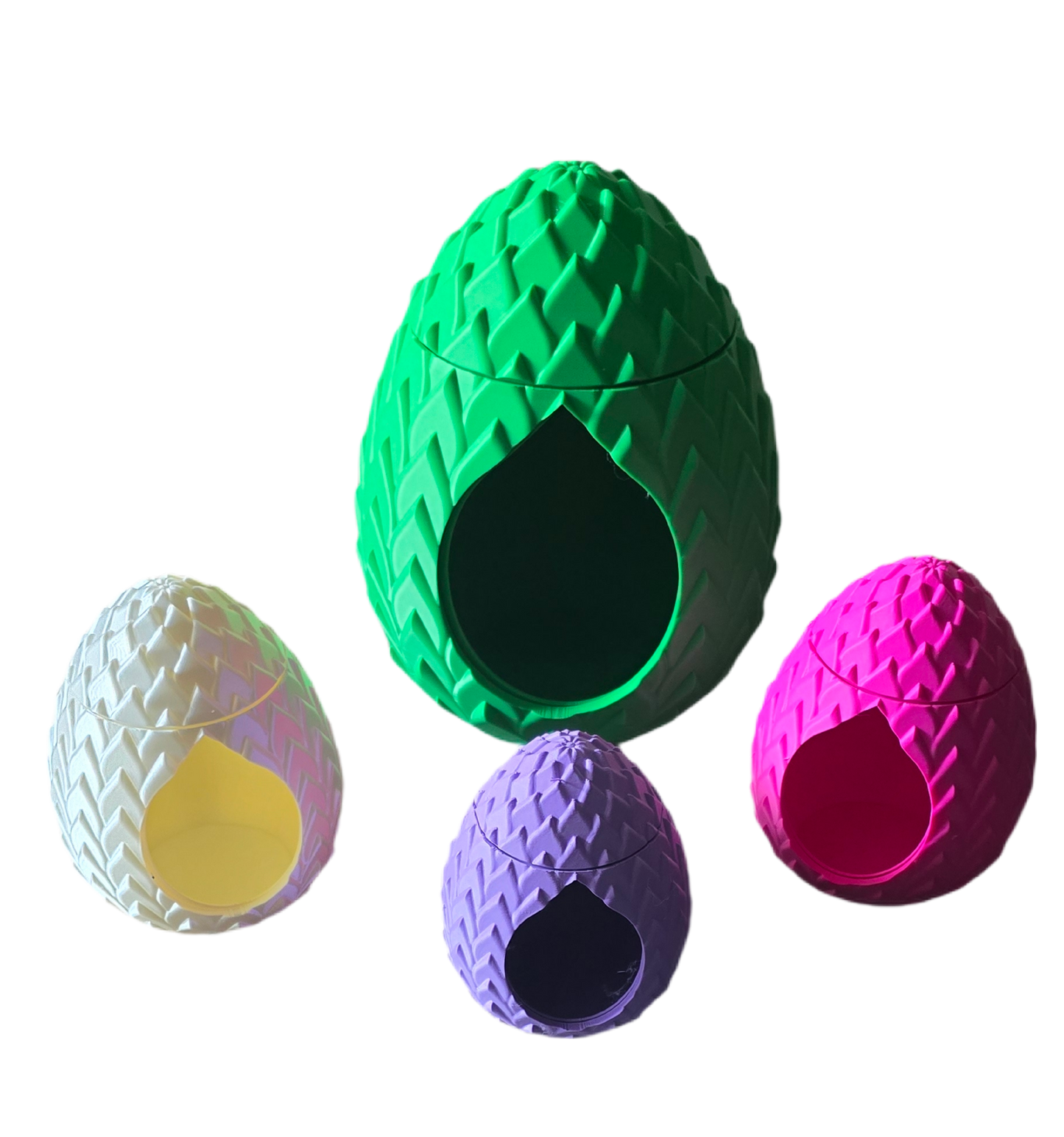 3D Printed Rotating Dragon Eggs – Fantasy Collectible Decor & Unique Gifts