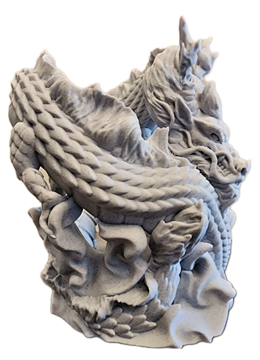 3D Printed Dragon Wine Bottle Holder – Fantasy Table Decor & Unique Gift