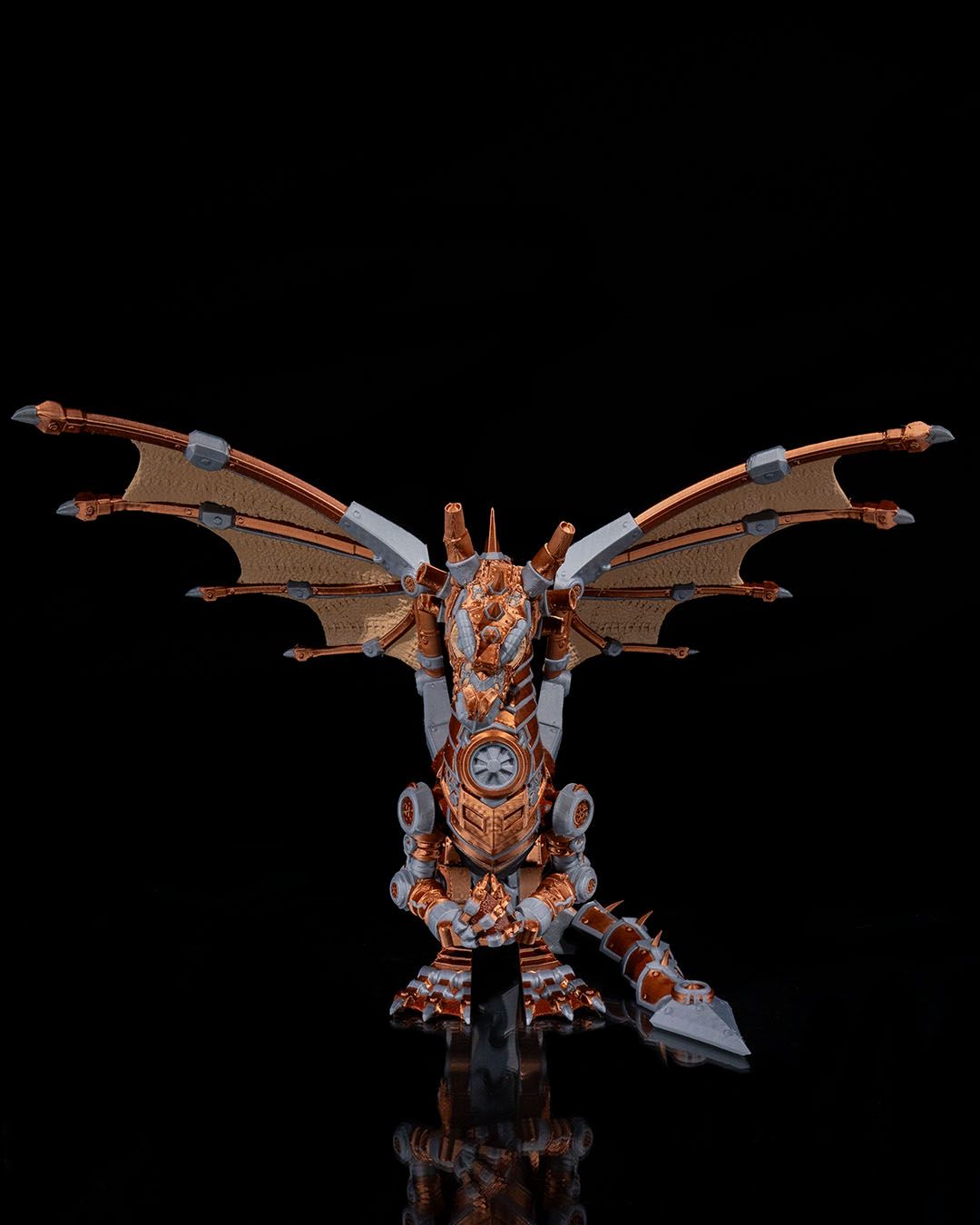 Epic Articulated Dragon – Original, Moss, Steampunk | 3D Printed Collectible Toy | Free Shipping