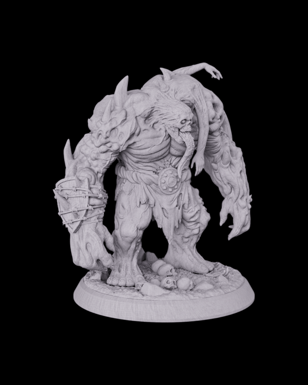 Flesh Golem Resin Model – Paint-Ready Horror Miniature