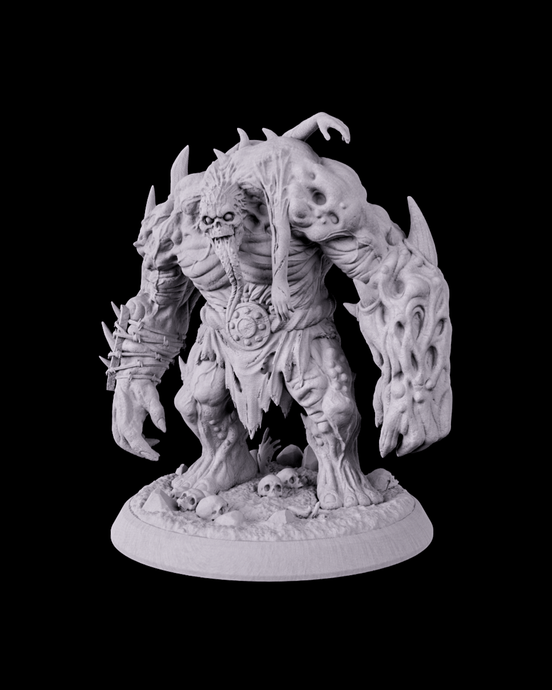 Flesh Golem Resin Model – Paint-Ready Horror Miniature