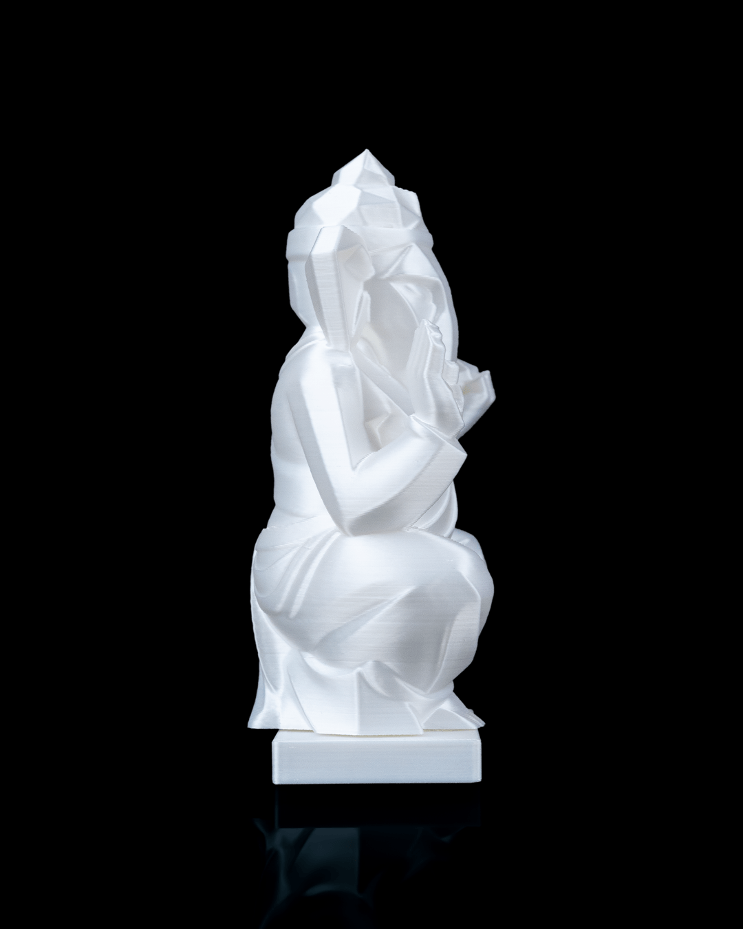 3D Printed Ganesha Statue – Available in 4" and 8" Sizes, Spiritual Decor