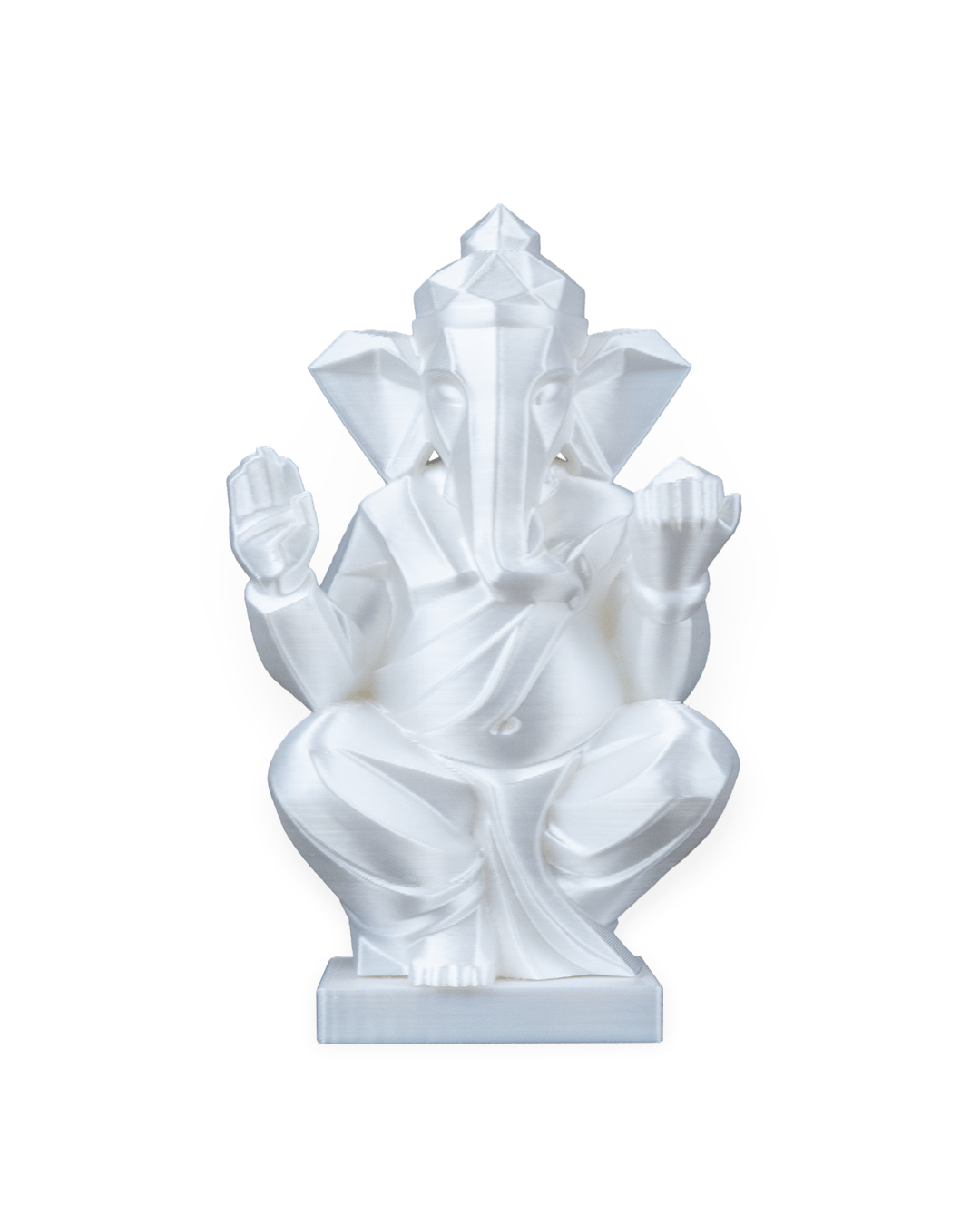 3D Printed Ganesha Statue – Available in 4" and 8" Sizes, Spiritual Decor