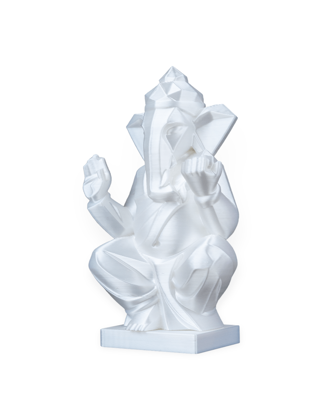 3D Printed Ganesha Statue – Available in 4" and 8" Sizes, Spiritual Decor