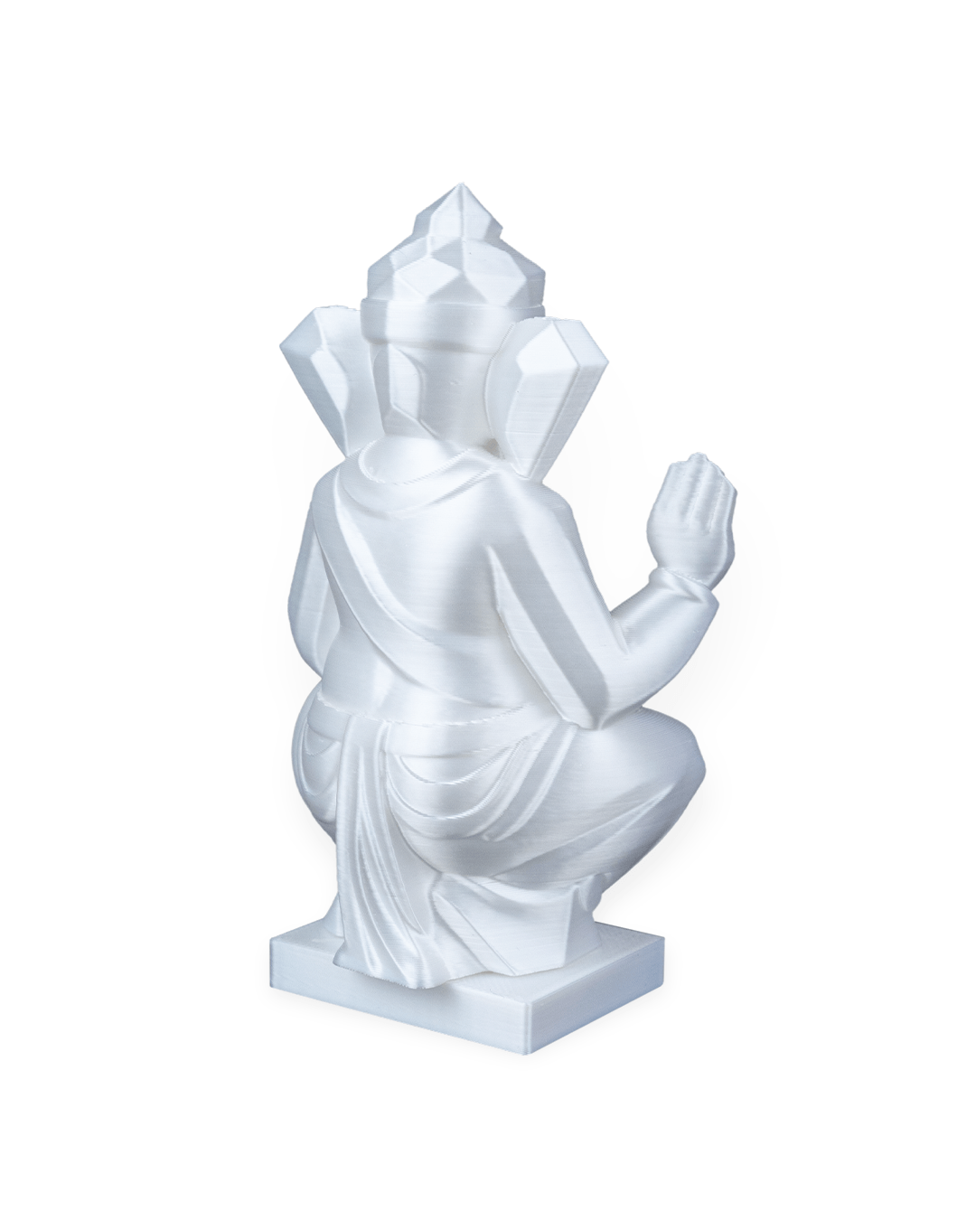 3D Printed Ganesha Statue – Available in 4" and 8" Sizes, Spiritual Decor