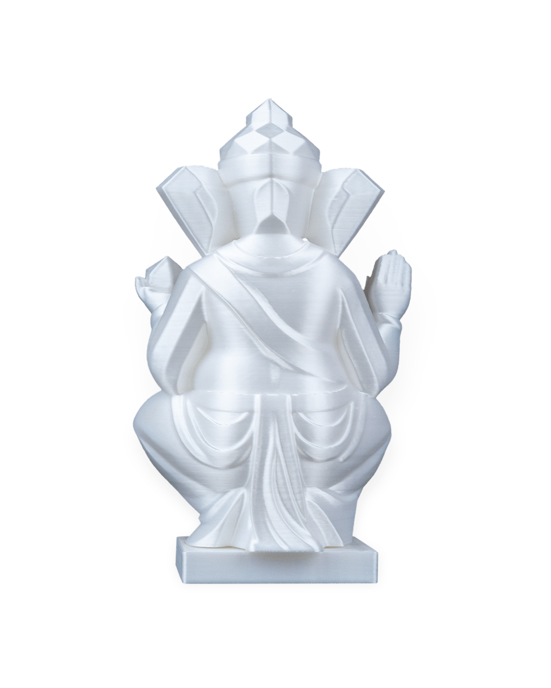 3D Printed Ganesha Statue – Available in 4" and 8" Sizes, Spiritual Decor