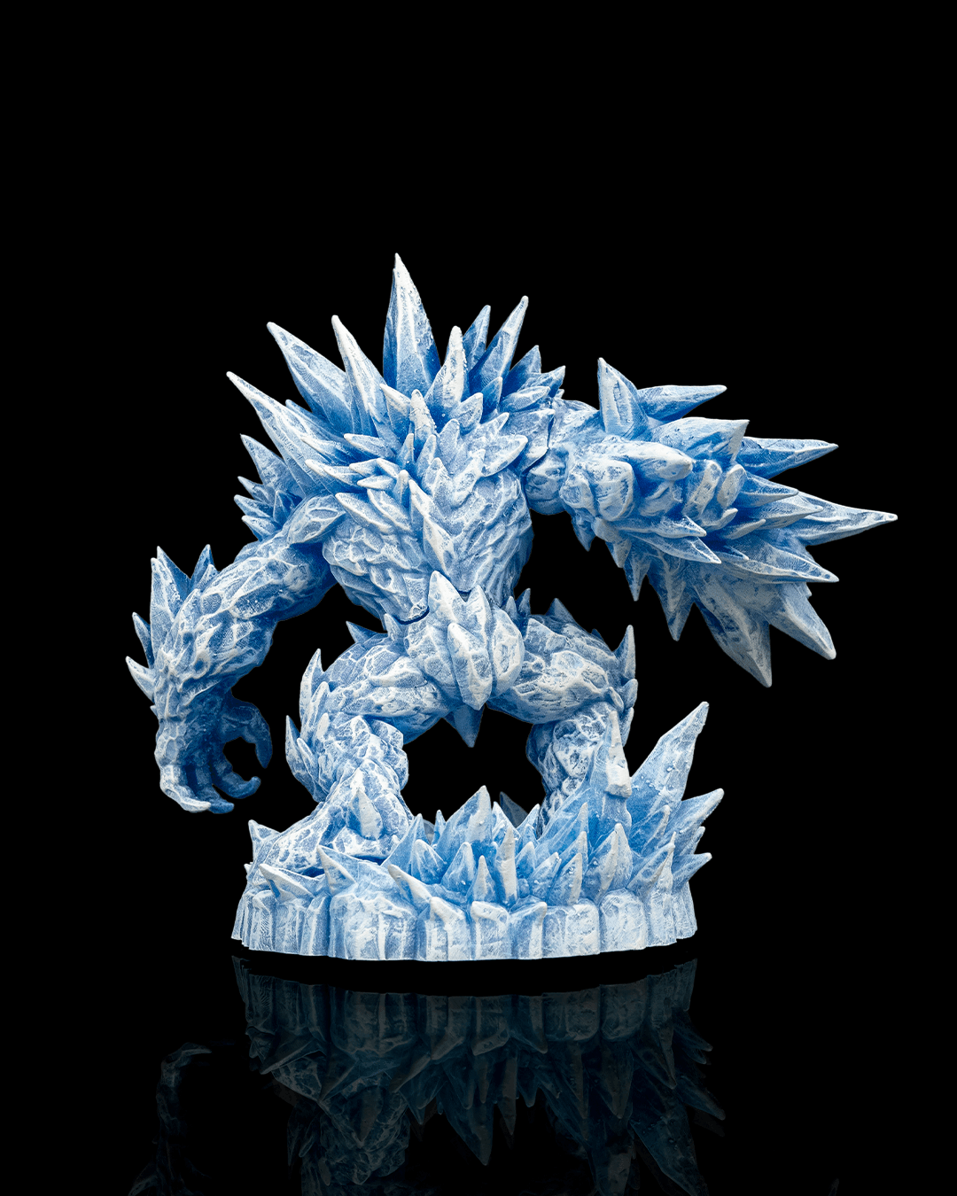 Glacier Golem Resin Model – Paint-Ready Elemental Miniature