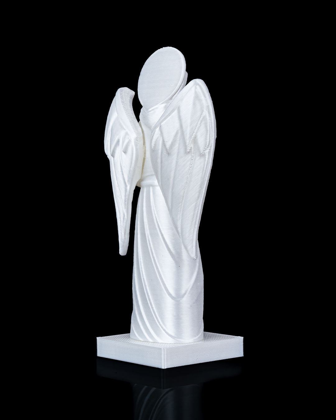 3D Printed Holy Angel Statue – Available in 4" and 8" Sizes, Spiritual Decor ✨🙏