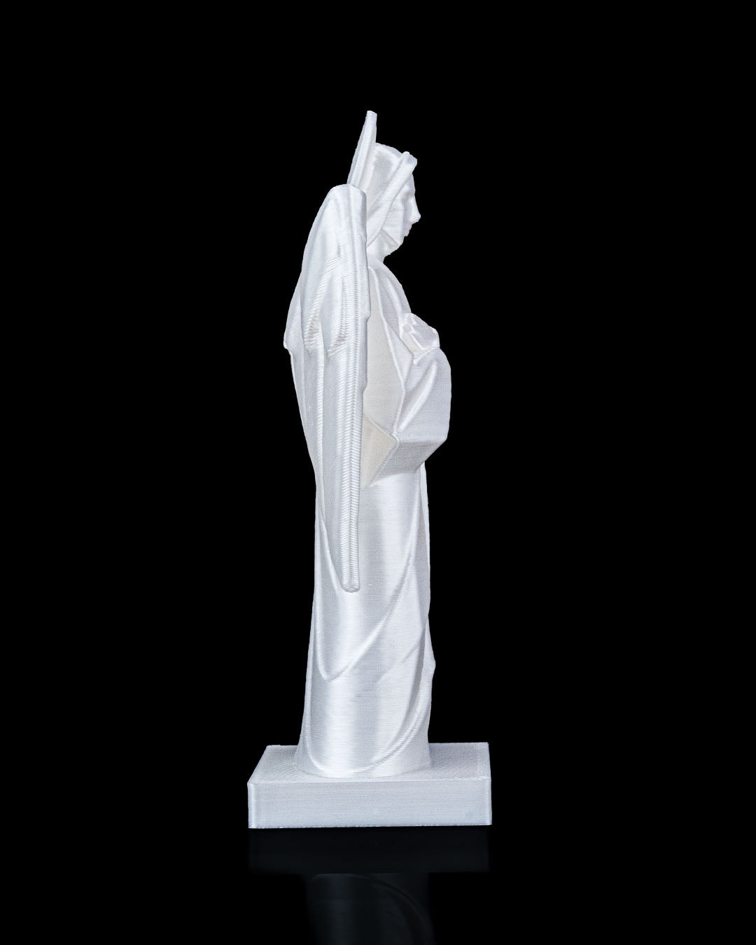 3D Printed Holy Angel Statue – Available in 4" and 8" Sizes, Spiritual Decor ✨🙏