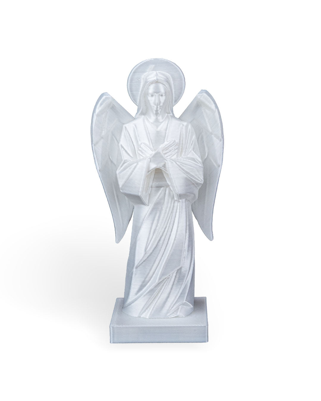 3D Printed Holy Angel Statue – Available in 4" and 8" Sizes, Spiritual Decor ✨🙏