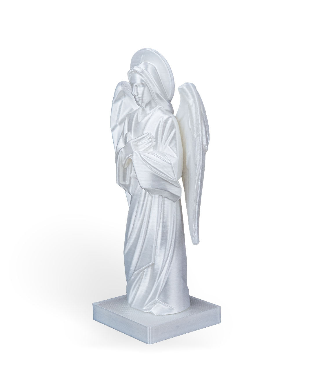 3D Printed Holy Angel Statue – Available in 4" and 8" Sizes, Spiritual Decor ✨🙏