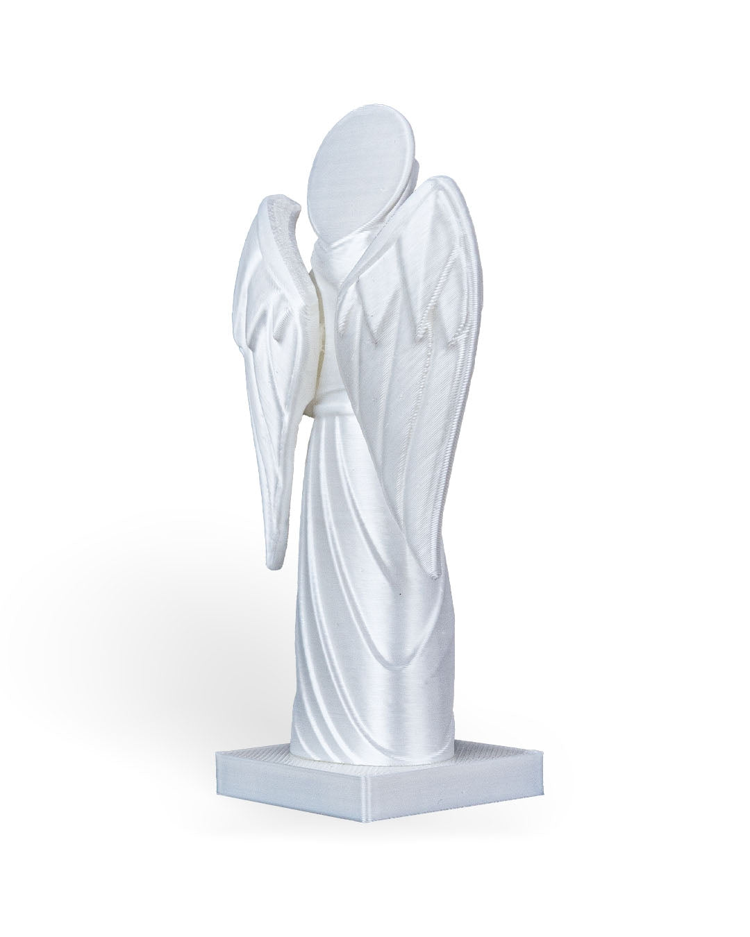 3D Printed Holy Angel Statue – Available in 4" and 8" Sizes, Spiritual Decor ✨🙏