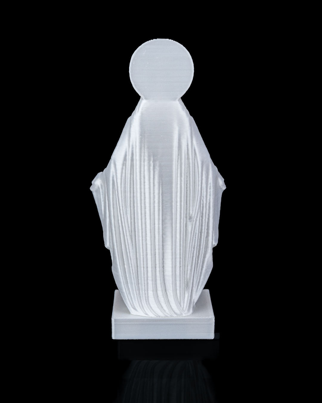 3D Printed Holy Mary Statue  – Available in 4" and 8" Sizes, Spiritual Decor ✨🙏