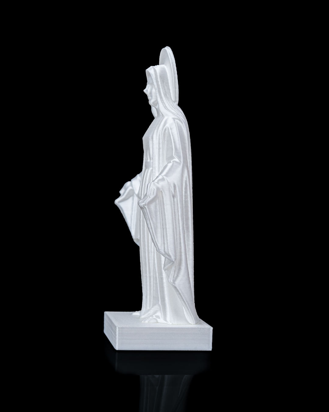3D Printed Holy Mary Statue  – Available in 4" and 8" Sizes, Spiritual Decor ✨🙏