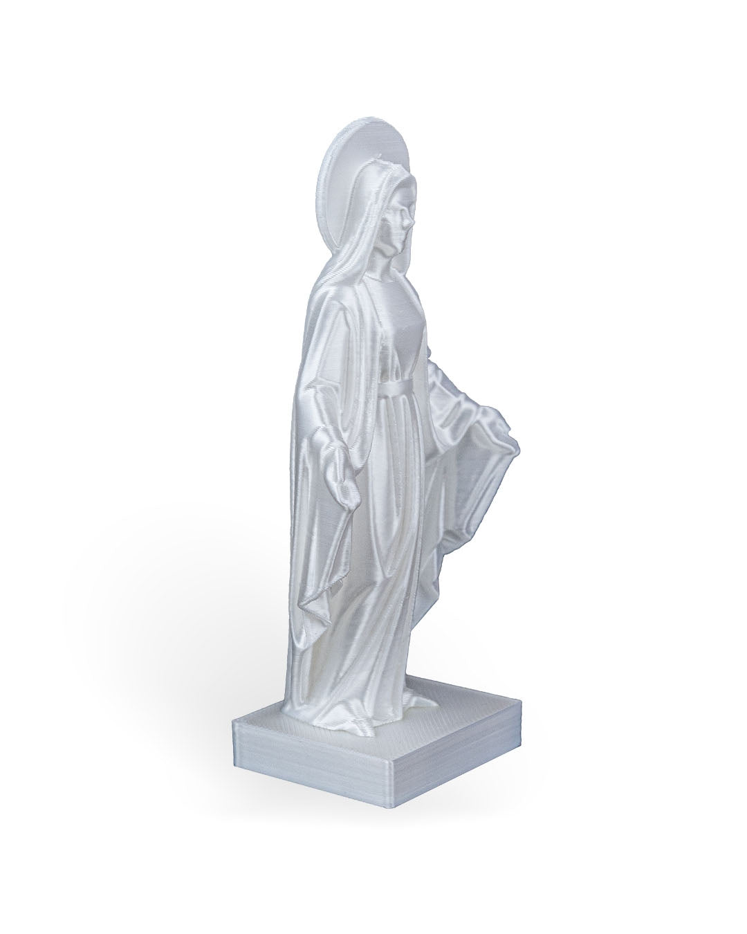 3D Printed Holy Mary Statue  – Available in 4" and 8" Sizes, Spiritual Decor ✨🙏