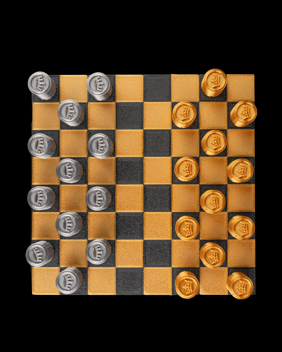 3D Printed Portable Chess Set – Foldable, Secure, and Travel-Ready