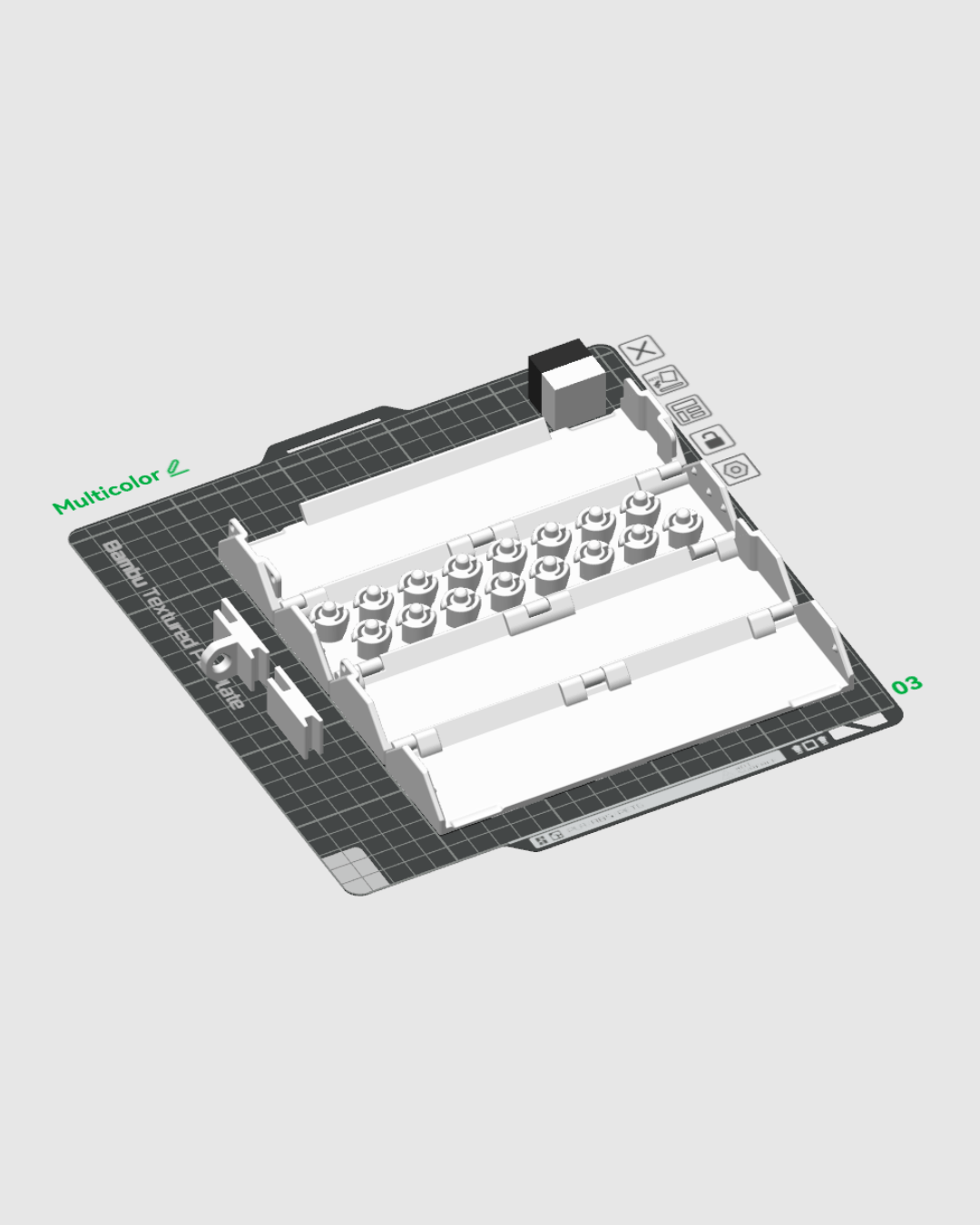 3D Printed Portable Chess Set – Foldable, Secure, and Travel-Ready