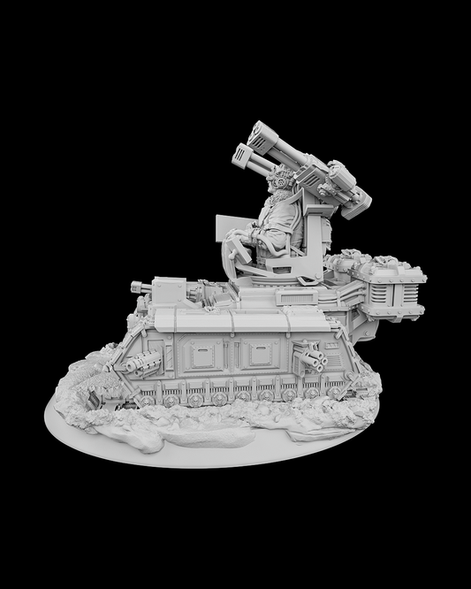 Mad Tank – 14K Resin Articulated Battle Machine
