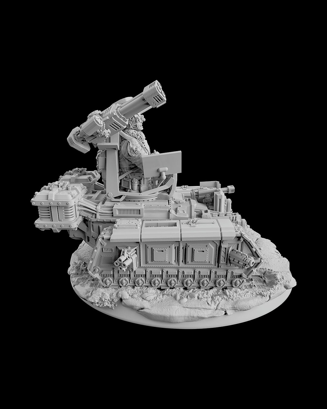 Mad Tank – 14K Resin Articulated Battle Machine