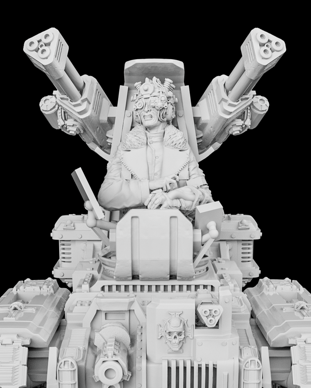 Mad Tank – 14K Resin Articulated Battle Machine