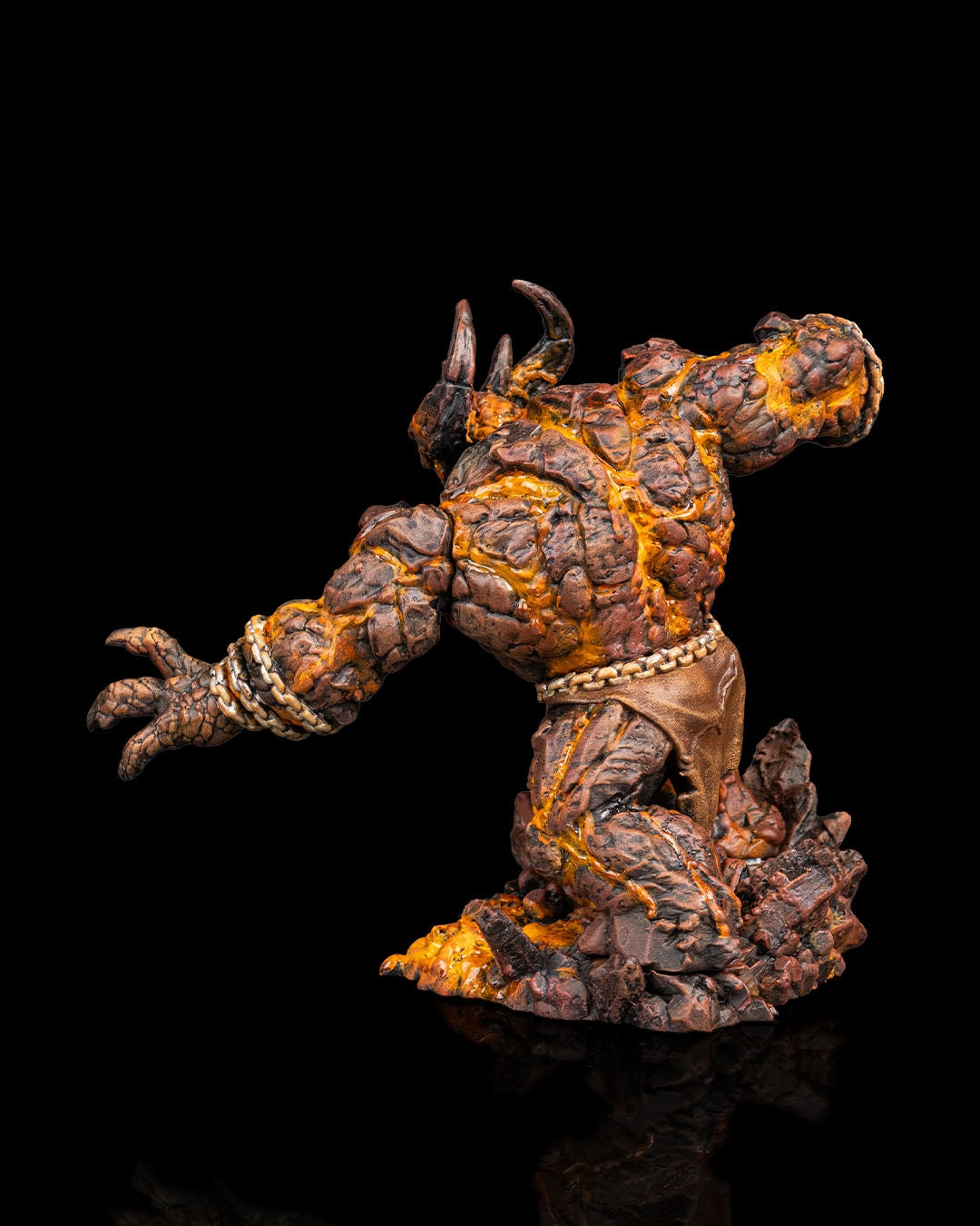 Magma Golem Resin Model – Paint-Ready Elemental Miniature