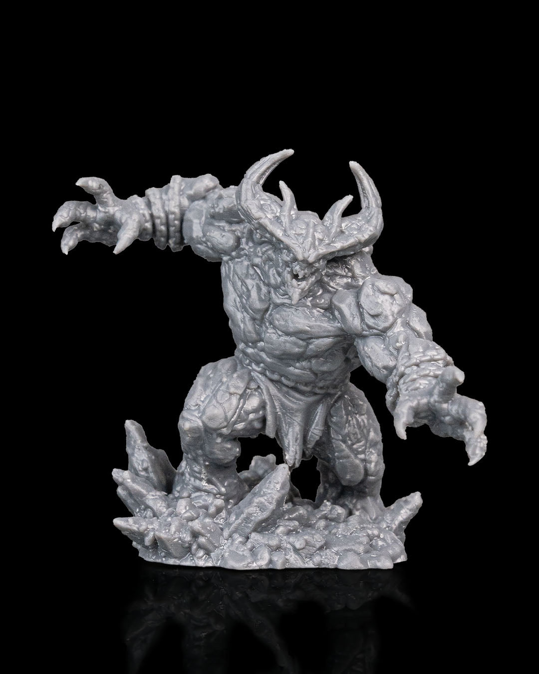 Magma Golem Resin Model – Paint-Ready Elemental Miniature