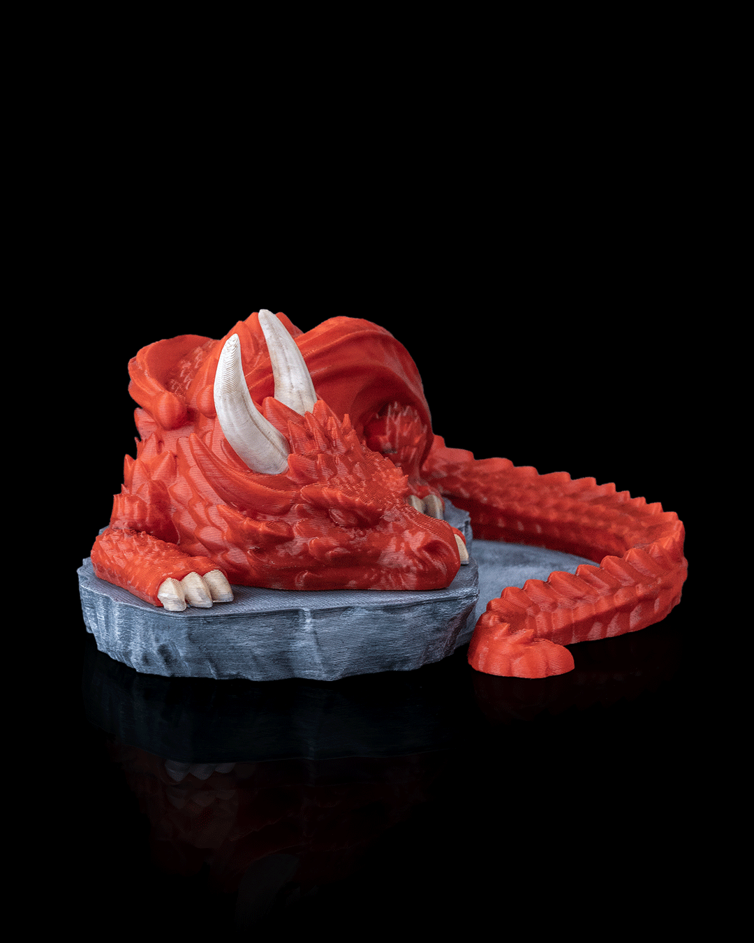 Nap Twenty Dragon – Dice Holder - Premium 3D Printed Dice Tray – Custom Tabletop Gaming Accessories