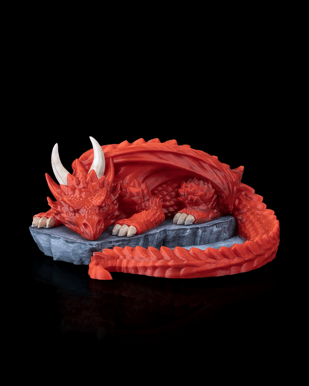 Nap Twenty Dragon – Dice Holder - Premium 3D Printed Dice Tray – Custom Tabletop Gaming Accessories
