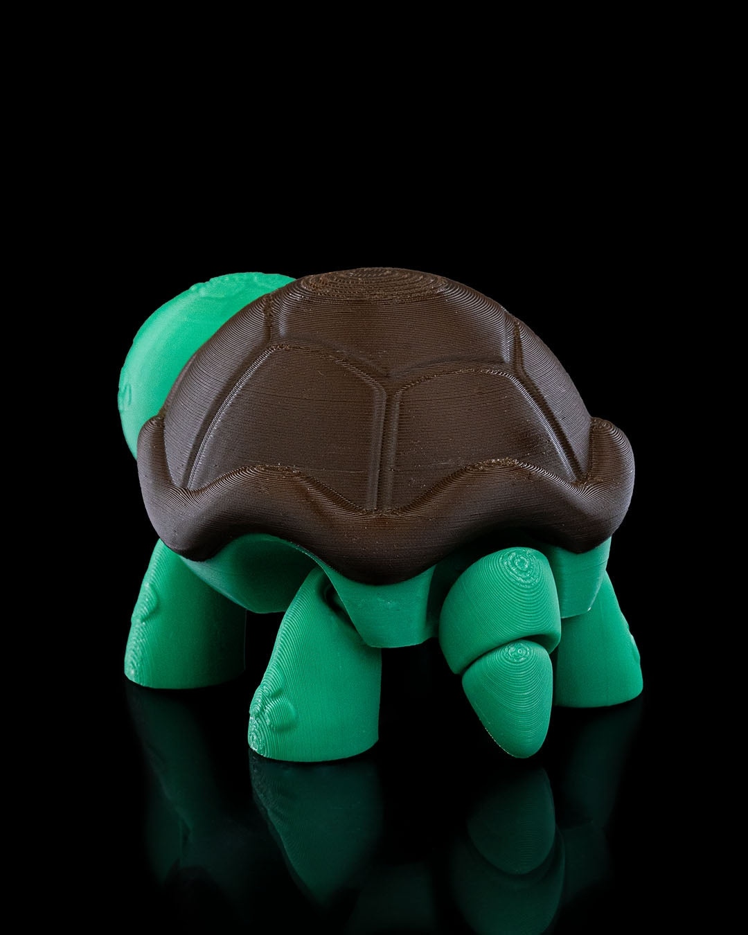 (Not) Surprised Articulated Turtle – 3D Printed Fidget & Desk Buddy