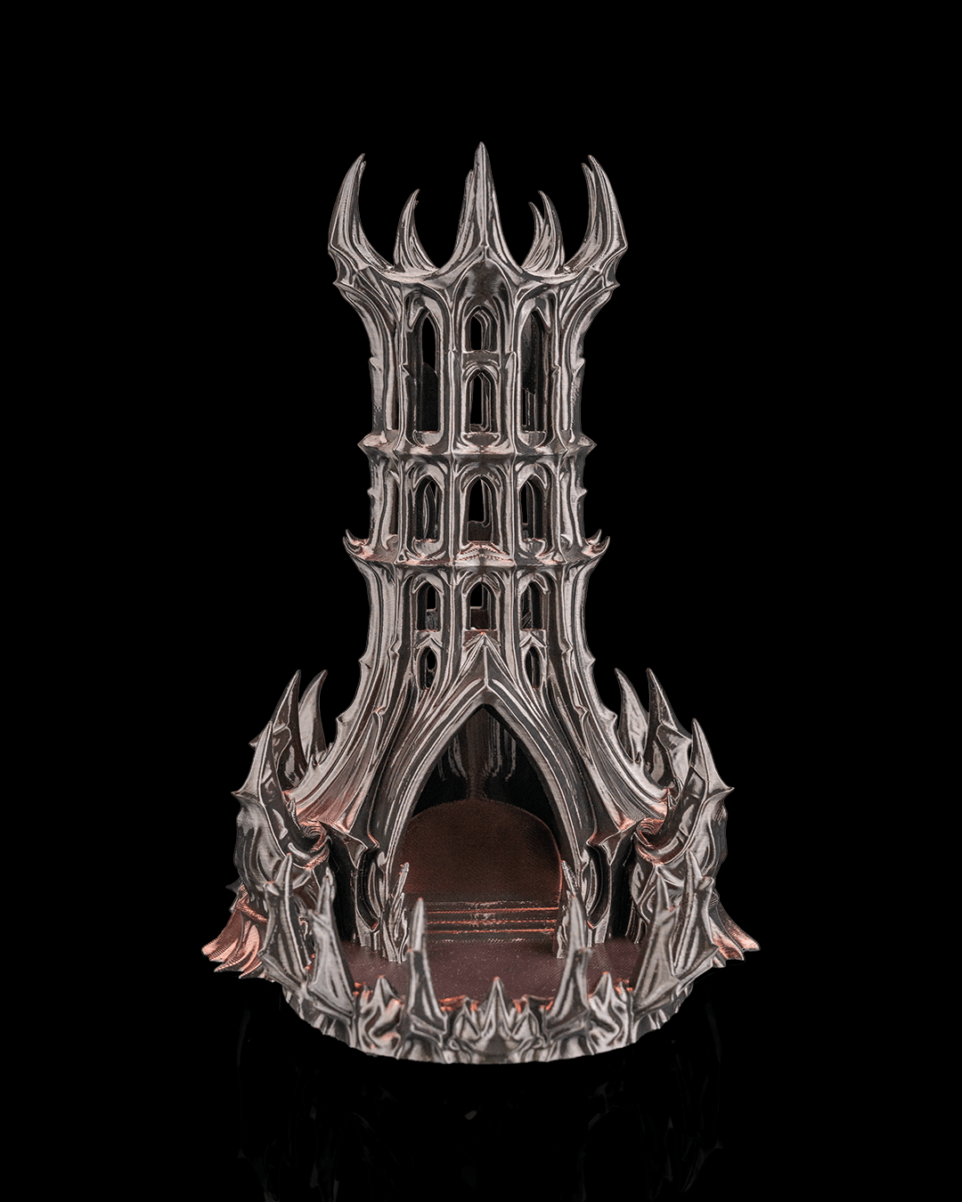 Obsidian Citadel Dice Tower - Premium 3D Printed Dice Towers – Custom Tabletop Gaming Accessories