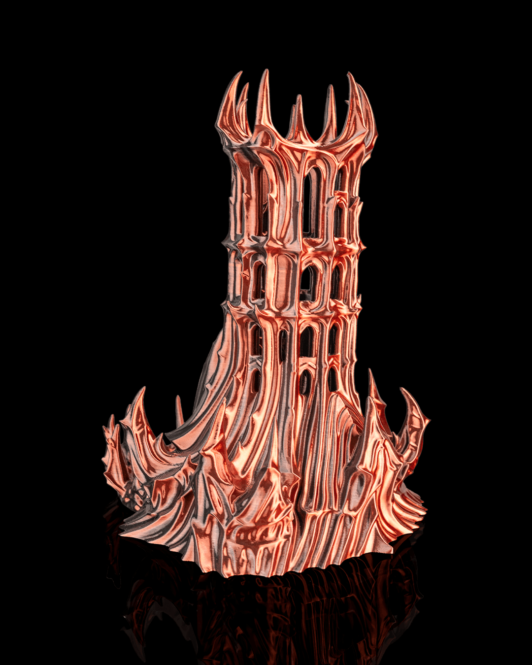 Obsidian Citadel Dice Tower - Premium 3D Printed Dice Towers – Custom Tabletop Gaming Accessories