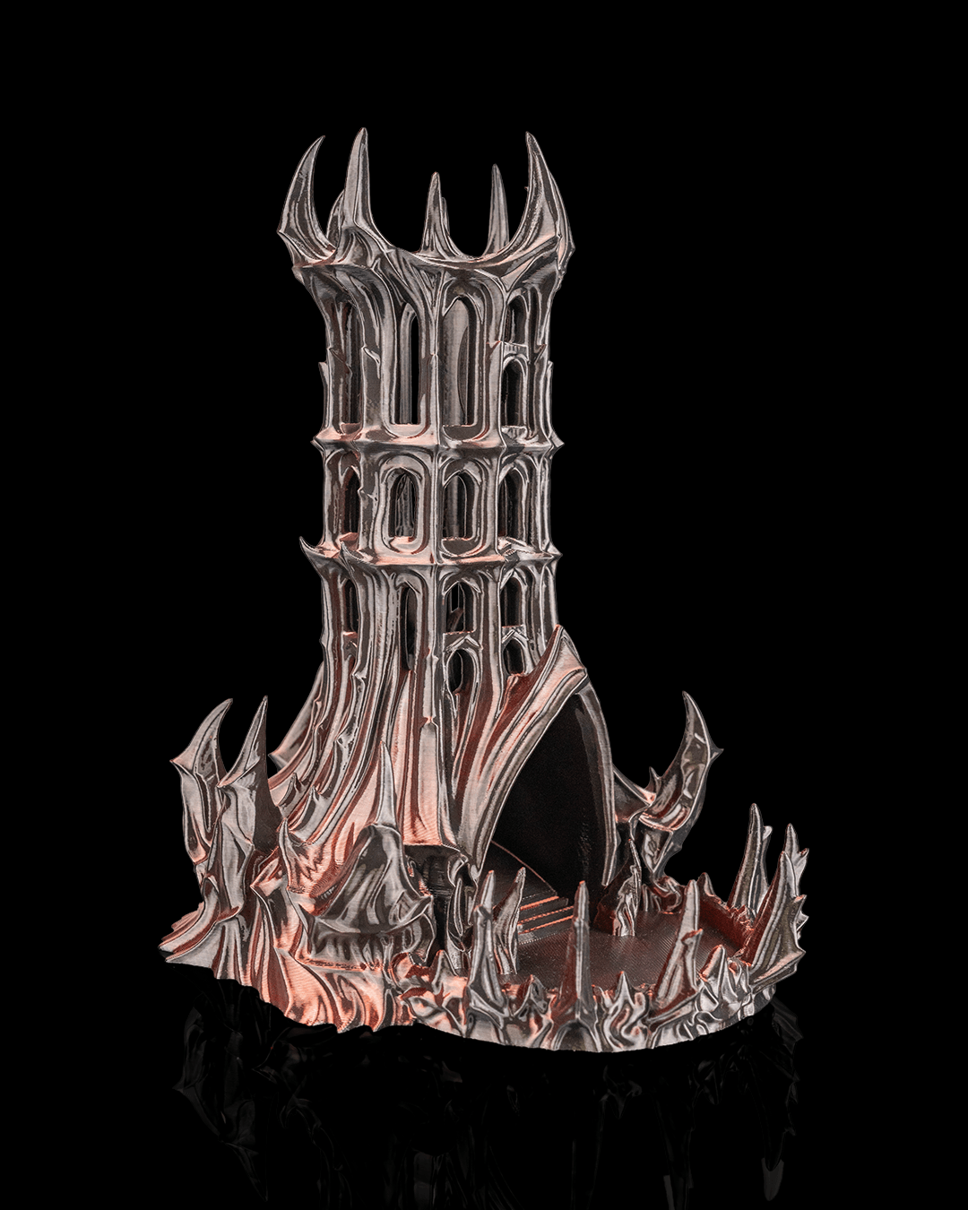Obsidian Citadel Dice Tower - Premium 3D Printed Dice Towers – Custom Tabletop Gaming Accessories