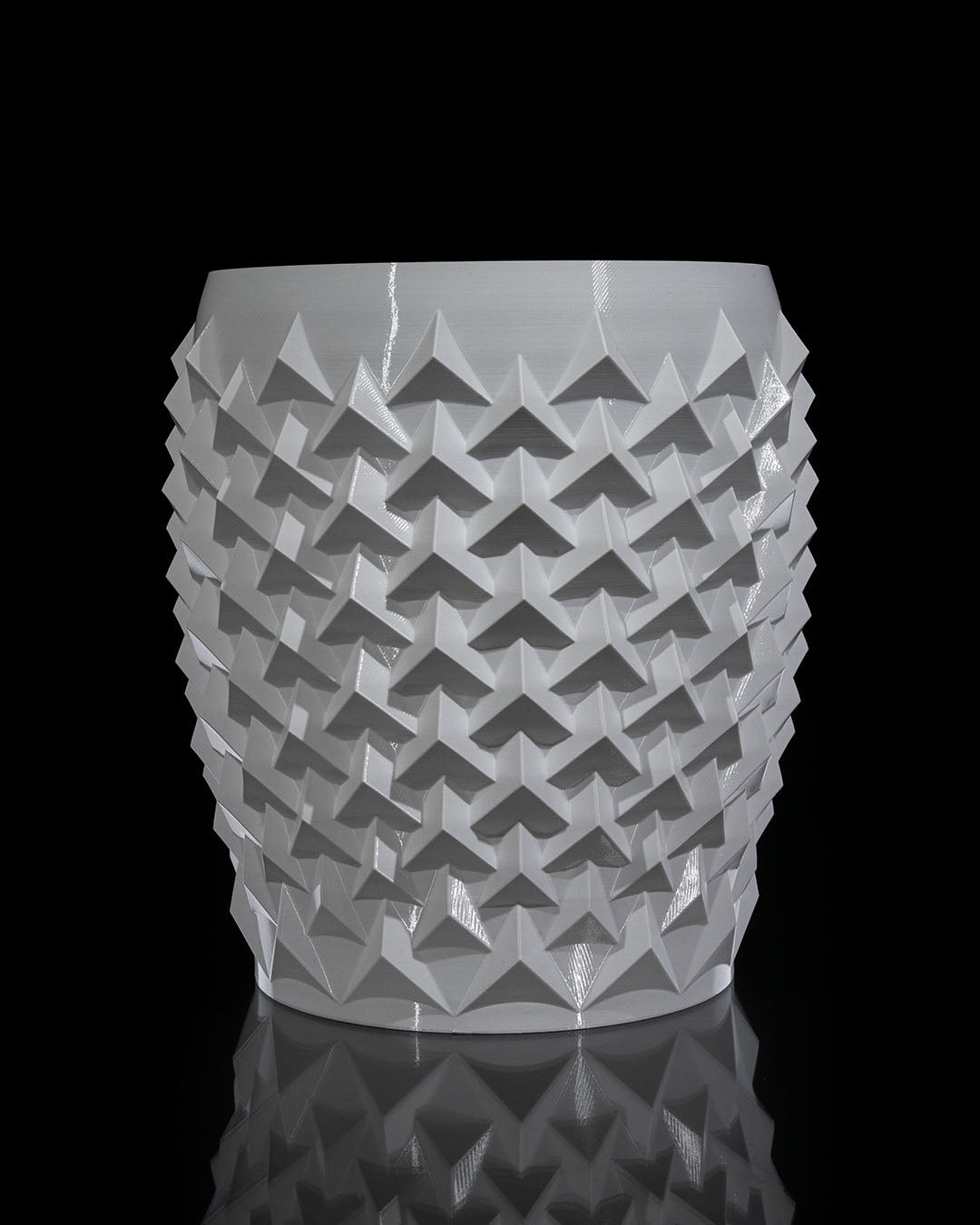 3D Printed Pointy Flower Pot – Modern Geometric Planter for Plants & Succulents