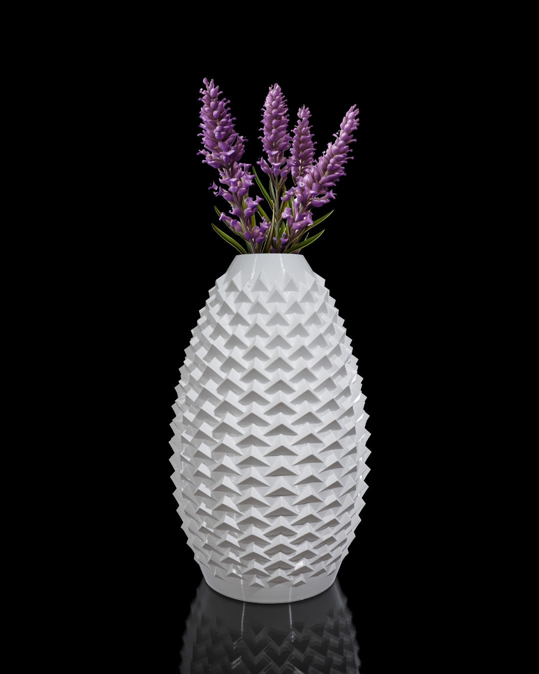 3D Printed Pointy Vase – Modern Geometric Plant & Flower Holder