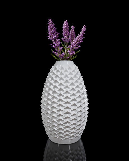 3D Printed Pointy Vase – Modern Geometric Plant & Flower Holder
