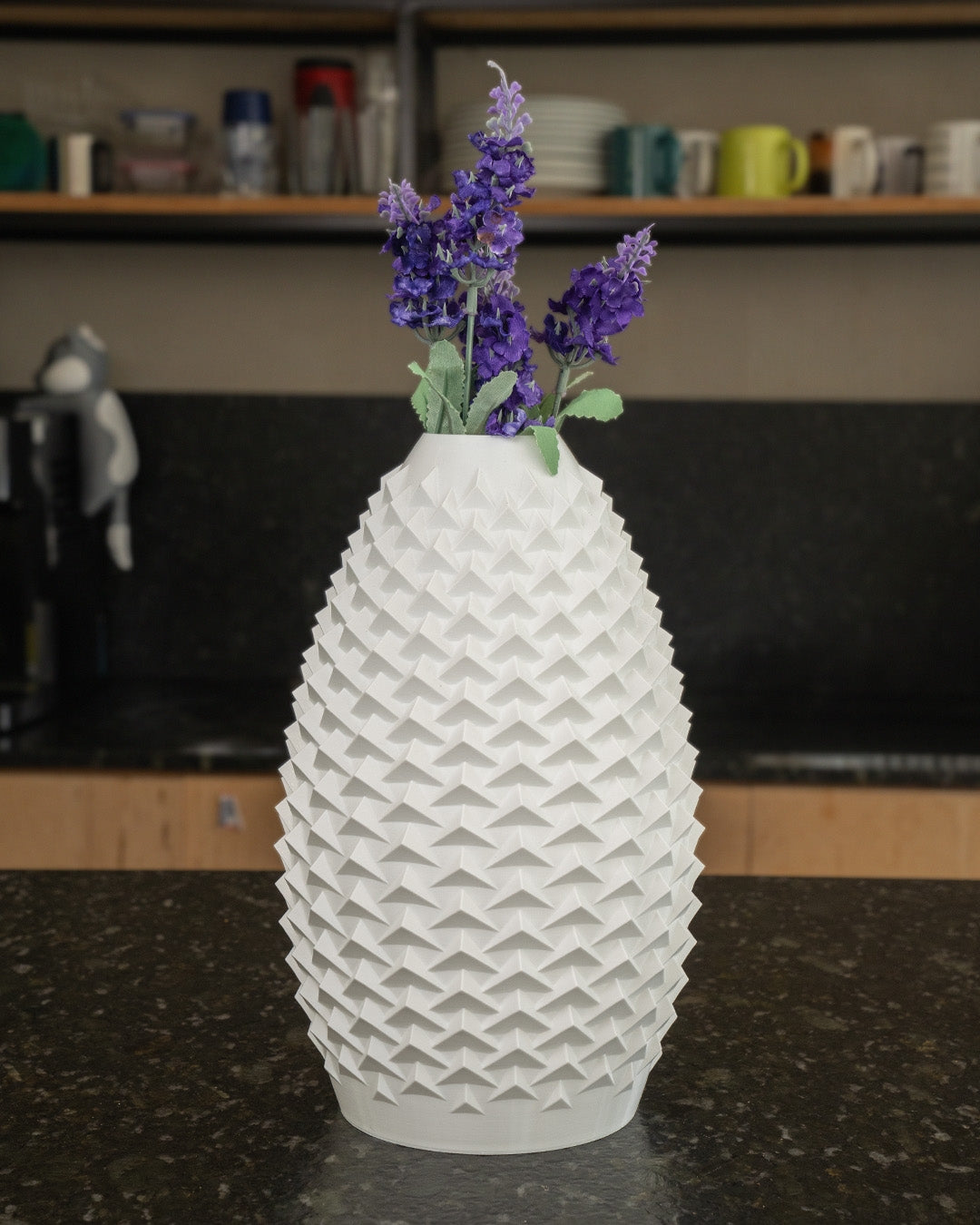 3D Printed Pointy Vase – Modern Geometric Plant & Flower Holder