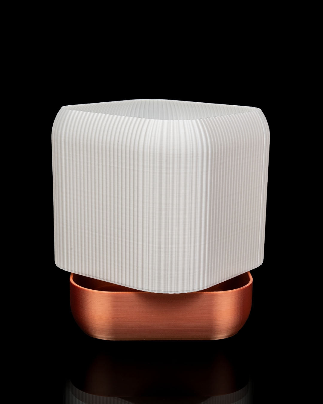 3D Printed Quadra Self-Watering Planter – Modern Square Plant Pot