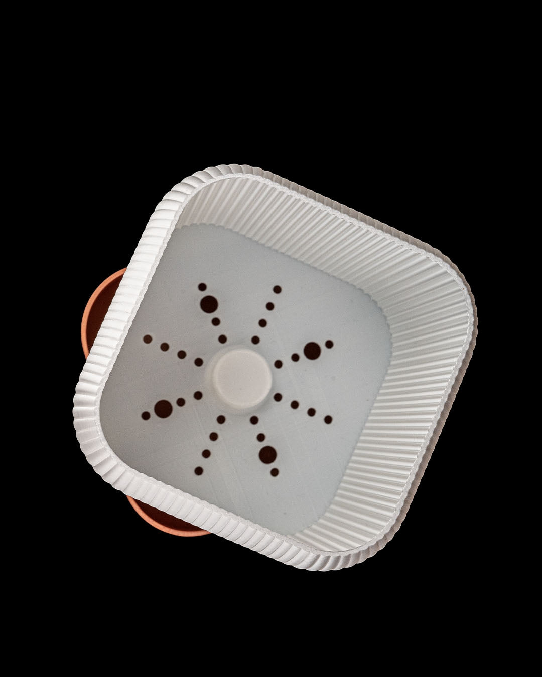 3D Printed Quadra Self-Watering Planter – Modern Square Plant Pot
