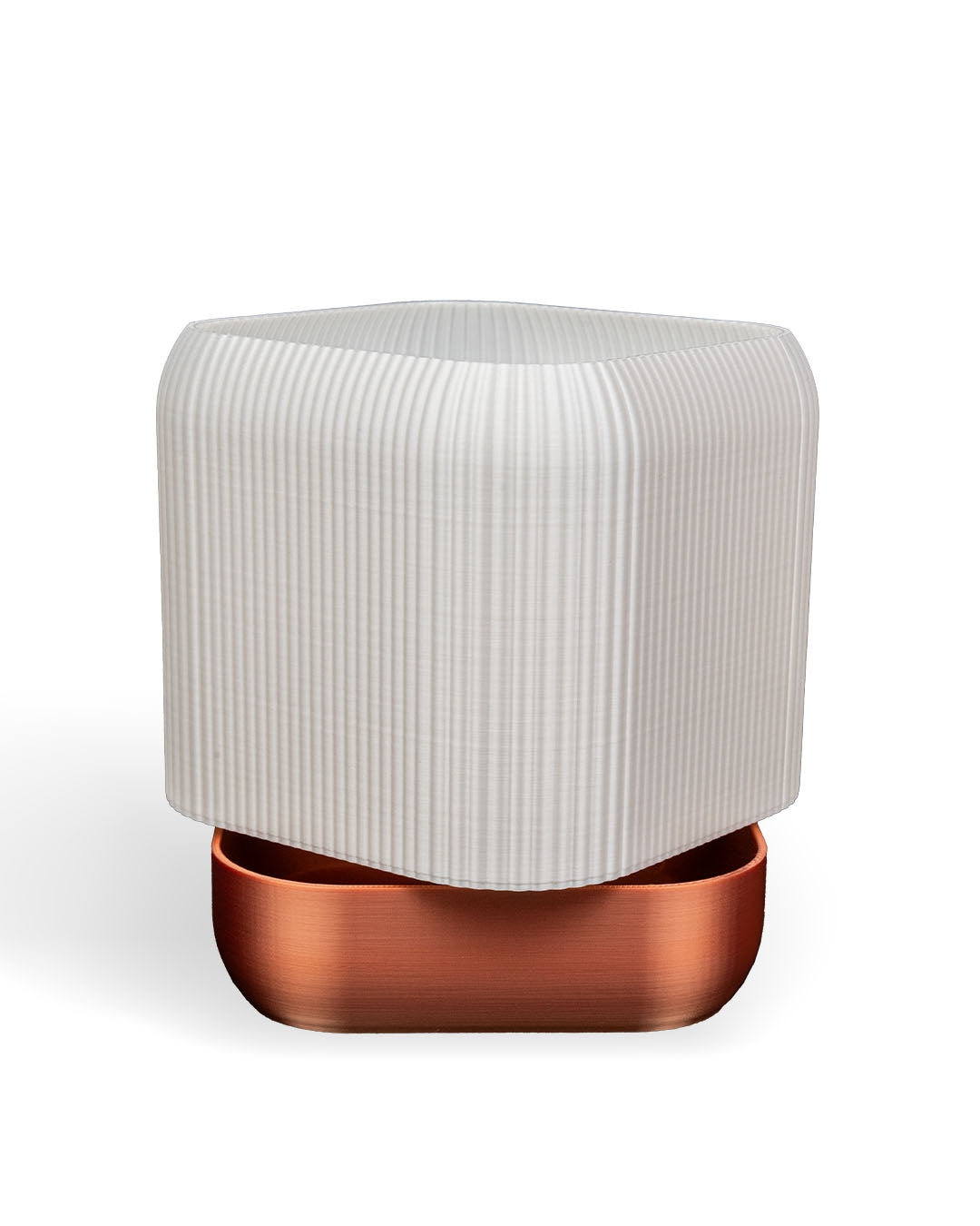 3D Printed Quadra Self-Watering Planter – Modern Square Plant Pot
