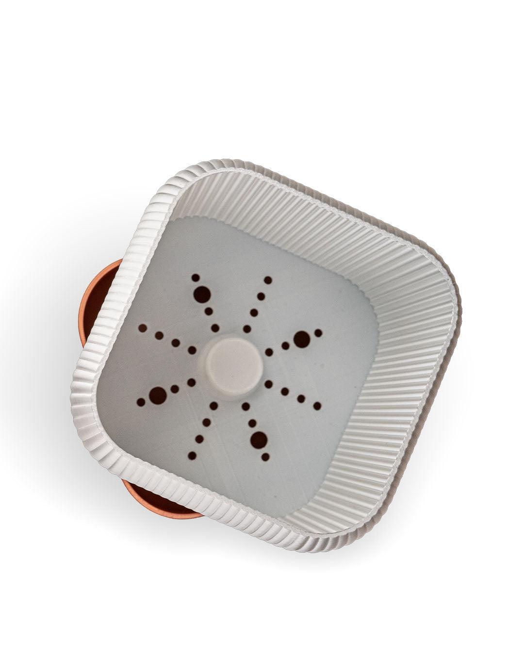 3D Printed Quadra Self-Watering Planter – Modern Square Plant Pot