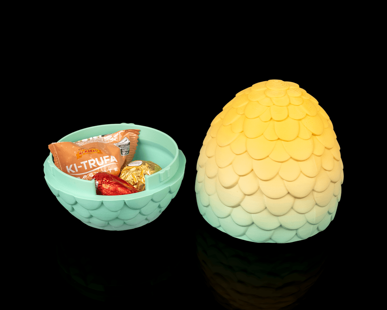Scaly Surprise – Dragon Egg Easter Container for Chocolate & Treats