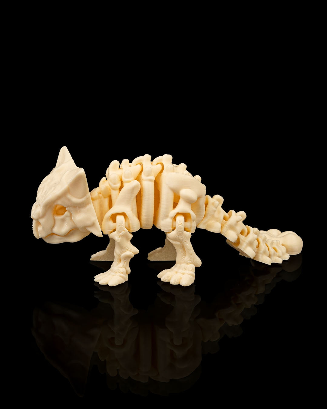 Skeleton Ankylosaurus – 3D Printed Dinosaur Skeleton Model