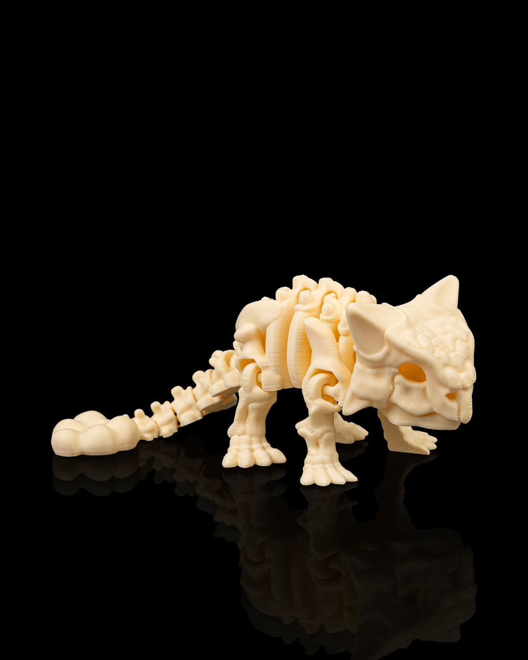 Skeleton Ankylosaurus – 3D Printed Dinosaur Skeleton Model