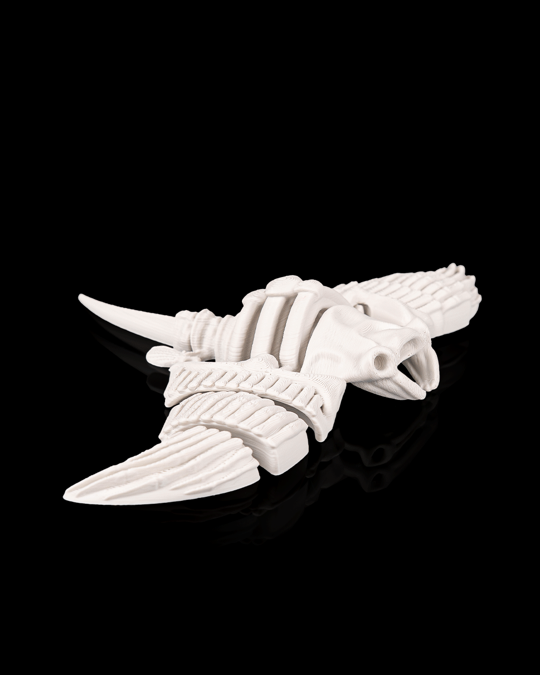 Skeleton Manta Ray – 3D Printed Ocean Skeleton Model