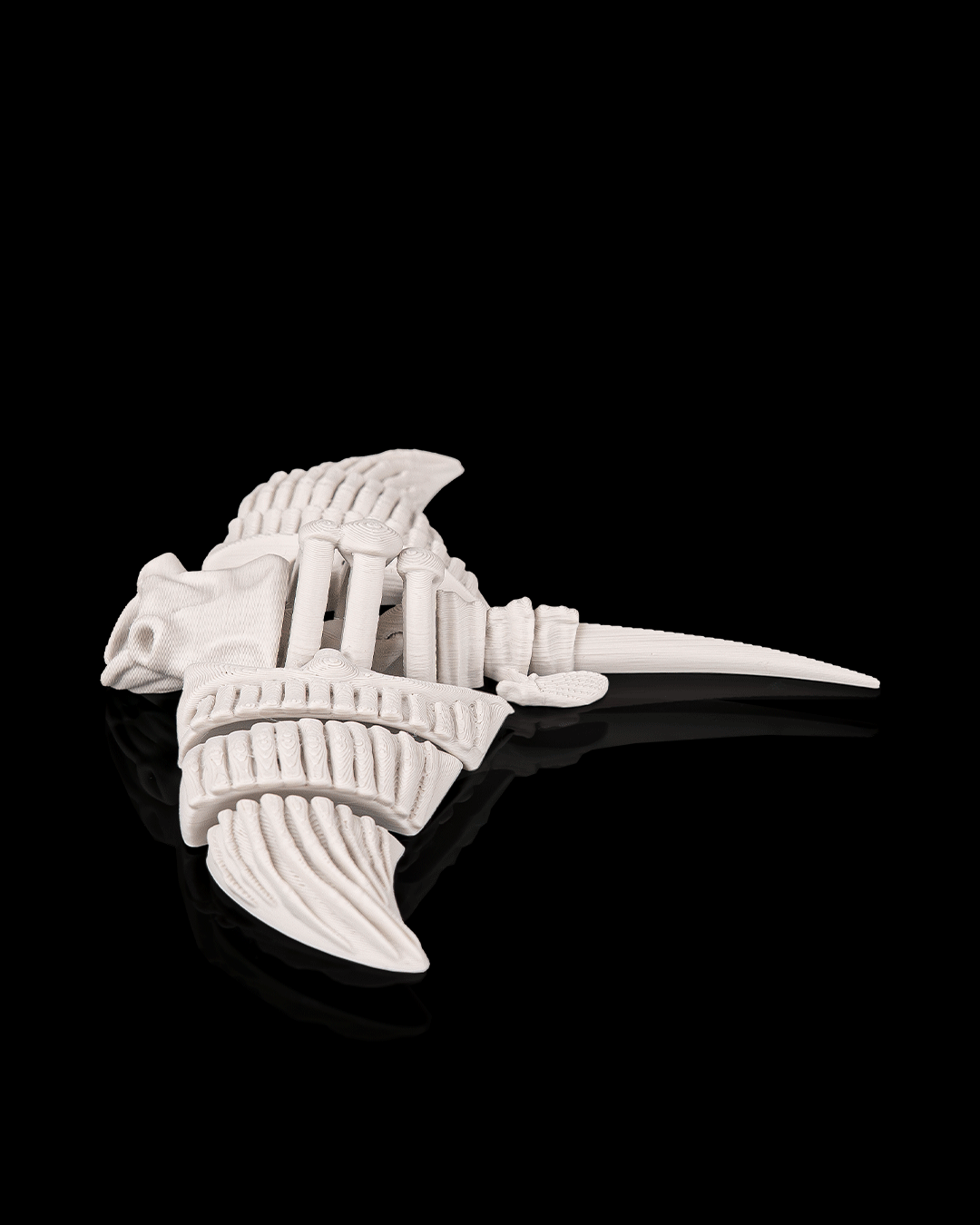 Skeleton Manta Ray – 3D Printed Ocean Skeleton Model